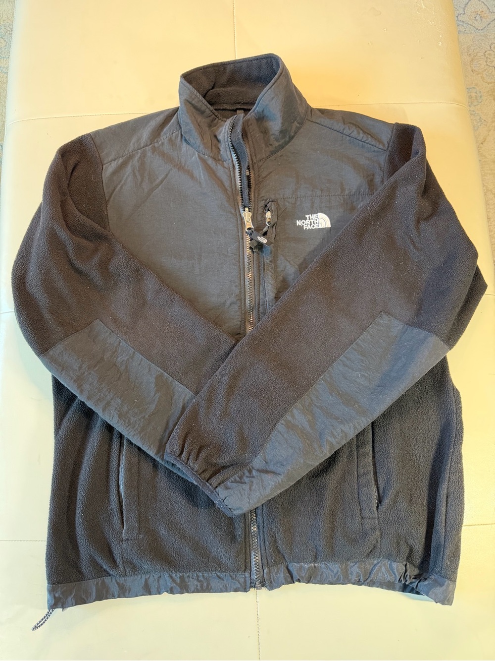 The North Face Black Lightweight Fleece Jacket - Full Zip ~ XL